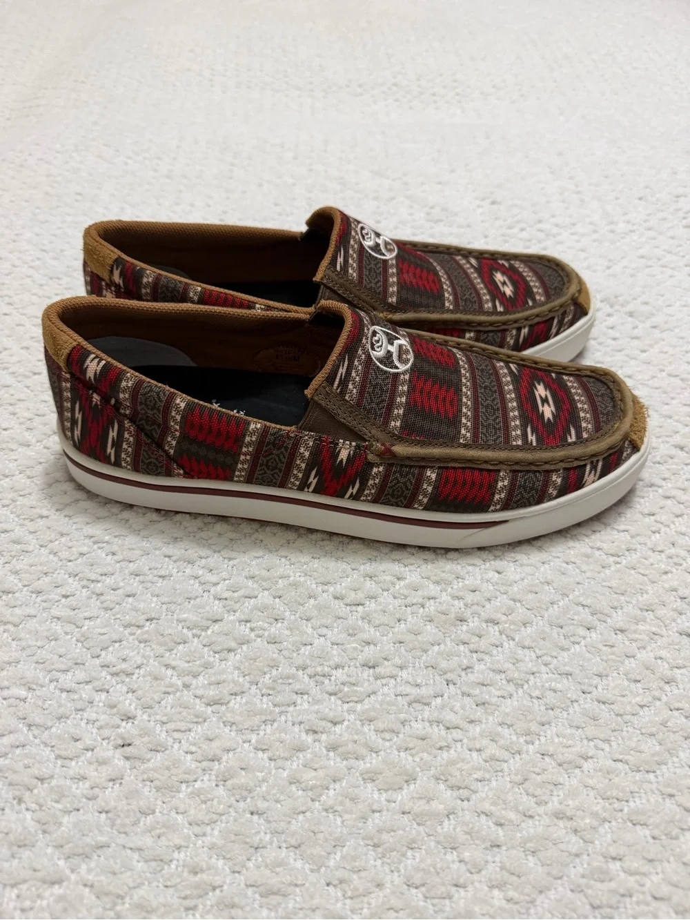 Twisted X Hooey Slip On Loper Moc Toe Loafer Shoe Men’s Size 11.5